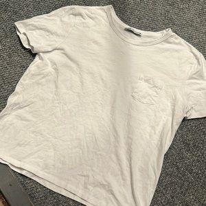 Zara White Baby‎ Tee